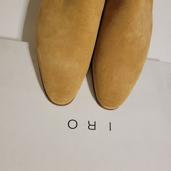 $800 IRO PARIS NEW suede leather European boots like Saint Laurent box + dustbag - Picture 5 of 10